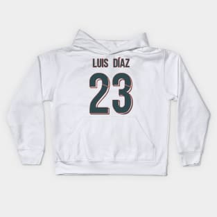 Luis Diaz, Away Liverpool jersey 21/22 Kids Hoodie